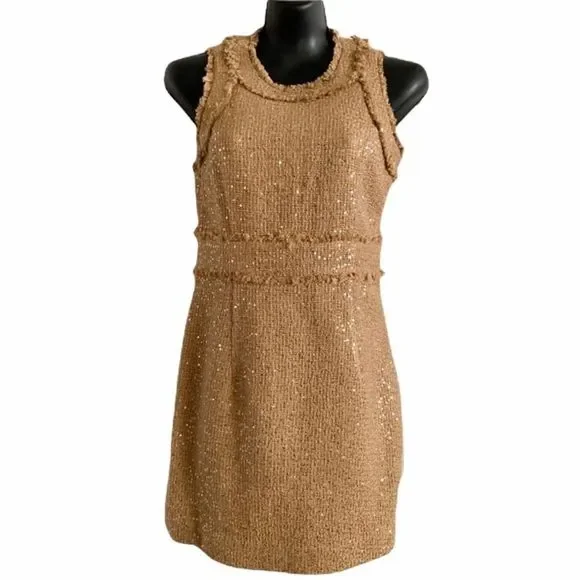 Michael Kors | Dresses | Michaelkors Gold Dress Size 4 | Poshmark